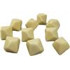 Dadi bianchi avorio 10 pezzi per confezione, ideali per creare i tuoi progetti d