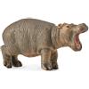Raccogli una figura realistica di vitello ippopotamo con replica animale piccola