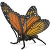 Colleziona una figura realistica di farfalla monarca con replica di animali, di