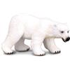 Raccogli una figura realistica di orso polare con replica di animali di grandi d