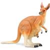 Colleziona una figura realistica di canguro rosso con replica animale grande, da
