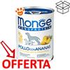 Monge Dog Monoproteico Pollo e Ananas - Lattina Da 400 Gr - CONFEZIONE RISPARMIO