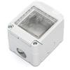 Aigostar Cassetta esterna impermeabile 2 moduli custodia IP55 per pulsanti compatibile anche con Vimar Plana