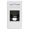 GEWISS - GW20684 Presa Rj45, 4 Coppie, Categoria 6, Utp, Toolless, 1 Modulo, System White