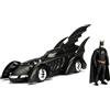 N/A Batman Forever Batmobile con Batman Figure 1995 Film, Nero opaco, Scala 1: 24