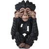 N/A Baby Chimp Edge dipinto a mano da collezione Action Figure See No Evil da 21,4 c