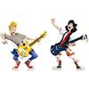 N/A Bill e Ted Toony Action Figure confezione da 2 in piedi circa 6 pollici di altez