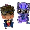 N/A Set di personaggi Bobble-Head Hot Toys di Black Panther Movbi e Black Panther Co