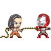 N/A Set Cosbaby progettato da Iron Man 2 Whiplash e Iron Man Mark V da collezione
