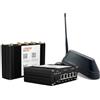 SELFSAT MWR 6550 5G Cat 19 WiFi 6 Router WLAN fino a 3,4 Gbps con antenna Shark 5G, colore nero