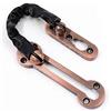 TopHomer Catena di sicurezza per porta in acciaio inox più spessa in bronzo, stile retrò, per una maggiore sicurezza antifurto