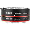 MEKE Meike MK-Z-AF1 Set di tubi di prolunga per macro con messa a fuoco automatica in metallo (11 mm + 18 mm) compatibile con Nikon Z5 Z6 Z6II Z7 Z7II Z50