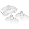 MAM Paracapezzoli (Set da 2), Copricapezzoli silicone ultrasottile SkinSoft, Paracapezzoli allattamento con superficie sagomata, Neonato accessori utili con confezione sterilizzante, Misura S