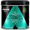 Aldous Bio Spirulina e Clorella Bio 1800mg - 600 Compresse - Alga Spirulina + Alga Clorella - Detox, Energia, Immunità, Sazietà - Proteine Vegetali, Clorofilla, Vitamine - Vegan, Senza Additivi - ALDOUS