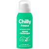 Chilly Senza Risciacquo, Detergente Intimo Senza Risciacquo Fresco, Da usare sulla Carta Igienica, Formula in Mousse a pH5, Arricchito con mentolo naturale, Con Anti-Odor, Clinicamente Testato - 100ml