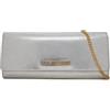 Love Moschino BORSA METALLIC PU ARGENTO