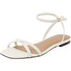 BOSS Charlize_Sandal10_VC, Sandalo Donna, Open White, 38 EU