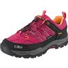 CMP Kids Rigel Low Trekking Shoes Wp, Scarpe da trekking Unisex - Bambini e ragazzi, Bouganville-Goji, 28 EU