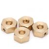 Alomejor Adattatori Esagonali per Ruote RC Esagonale per Ruote in Ottone da 12 mm Parti di Estensione di Ricambio RC(6mm)