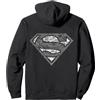 DC Comics Logo DC Superman invecchiato Felpa con Cappuccio