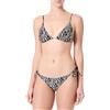 Emporio Armani Bikini Donna Logomania Triangolo Nero S, Nero/Logo Mandorla, S