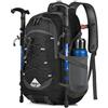 IGOLUMON Zaino Trekking 40 Litri, Zaino Ultraleggero Pieghevole, Impermeabile Zaino da Viaggio per Uomo/Donna, Zaino da Trekking Zaino Montagna con Strisce Riflettenti, Nero