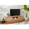 Dmora Mobile Porta TV Lovere, Credenza da Soggiorno, Armadio Basso per TV, Base Parete attrezzata, 160x30 h42 cm, Pino