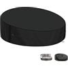LAMUNI Coperture Isola Prendisole 180x90/50cm Copertura Letto da Giardino Rotonda Copertura per Divano Letto da Esterno Impermeabile 420D Tessuto Oxford Telo Copri Isola Prendisole da Giardino