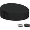 LAMUNI Coperture Isola Prendisole 200x90/50cm Copertura Letto da Giardino Rotonda Copertura per Divano Letto da Esterno Impermeabile 420D Tessuto Oxford Telo Copri Isola Prendisole da Giardino