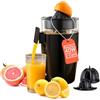 Wintem Spremiagrumi Elettrico 40W, Serbatoio 0,5L | Filtro Regolabile, Succo Personalizzato, Coni Intercambiabili, Limoni e Arance, Facile da Pulire
