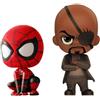 N/A Lontano da casa Spider-Man e Nick Fury Cosbaby 3,75" Hot Toys Bobble-Head Fig 2P