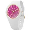 ICE-WATCH glitter White pink - Orologio bianco da Donna con Cinturino in plastica - 022572 (Small)