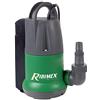 Ribimex Pompa Sommersa per Acque Chiare con Particelle con fino a 5 mm, 400 W, Portata 7.000 L/h, Profondità Max 7 m, Prevalenza 8 m, Galleggiante Integrato, Modalità Manuale/Automatica - PRPVC350A