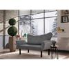 Dmora - Divano Letto 2 posti Aquilonis, Sofà trasformabile, Divanetto per Ospiti, Poltrona Letto, 140x65 h70 cm, Grigio