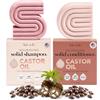 Kitsch Shampoo e balsamo in barretta con olio di ricino per capelli opachi e secchi, prodotto negli Stati Uniti. USA | Shampoo e balsamo in stick con olio di ricino | Rafforza i capelli | Senza parabeni,