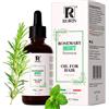 Roris Olio di rosmarino per capelli, Pronto all' uso, già diluito, per ricrescita veloce, anticaduta, rinforzante e lenitivo,MADE IN ITALY, formula potenziata con menta serenoa e caffeina 59ML