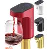 Redsack Elettrico Vino Decanter Aeratore Dispenser Versatore Whisky Liquore Vino Pompa Regalo di Compleanno per Uomini Donne Mamma Papà Capo Fratello Marito Divertenti Regali Unici per Lui (Rosso)