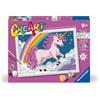 Ravensburger Creart Serie D Unicorno Rosa Fluo Kit Pittura