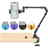 SMALLRIG Braccio Magico da 22 con Kit Morsetto a Granchio - 4766 | Supporto e Morsetto per Fotocamera da Tavolo Flessibile, Braccio Articolato, per Luce, Webcam, Microfono, Action Camera