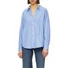 s.Oliver 2166200 Camicia da Donna, Celeste, 42