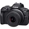 Canon EOS R100 Fotocamera Mirrorless con Kit Obiettivo Zoom Standard RF-S18-4...