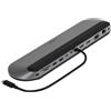 Belkin Connect Dock Pro USB-C 11 in 1 (supporto per 3 monitor, Silicon Motion, M