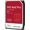 Western Digital Red Pro disco rigido interno 24 TB 7200 Giri/min 512 MB 3.5" SAT