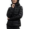 Blauer Giacca Charme Piumino Donna Nylon Nero M