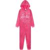 Barbie Pigiama Intero Bambina e Adolescente con Cappuccio - Regalo Ragazza (Rosa, 11-12 Anni)