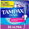 Tampax Pearl Tampons - Assorbenti ultra assorbenti, con treccia salvagoccia, inodore, 32 pezzi