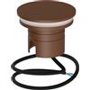 Faro LED interrato da Giardino 6W IP67 220V Luce Radente 360°- Corten