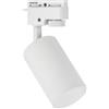 Faro GU10 per binario Monofase in Vetro Bianco