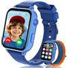 Ucani 4G Orologio Smartwatch Bambini, Orologio Intelligente con GPS, SOS, Telefono/Chat/Videochiamata, Modalità Scuola, Contapassi, Sveglia, Gioco Smart Watch Ragazza Ragazzo 4-12 Anni Regalo, Blu