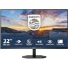 PHILIPS 32E1N3100LA - Monitor Full HD, 32 pollici, altoparlante integrato, inclinabile (1920x1080, VGA, HDMI 1.4) nero, 2023, altoparlante integrato